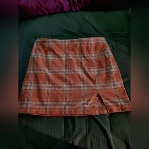 pink and orange retro skirt